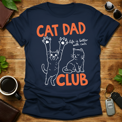 Cat Dad Club V2 T-Shirt