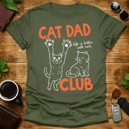 Cat Dad Club V2 T-Shirt
