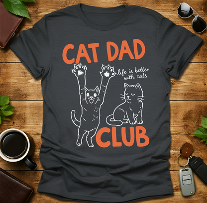 Cat Dad Club V2 T-Shirt