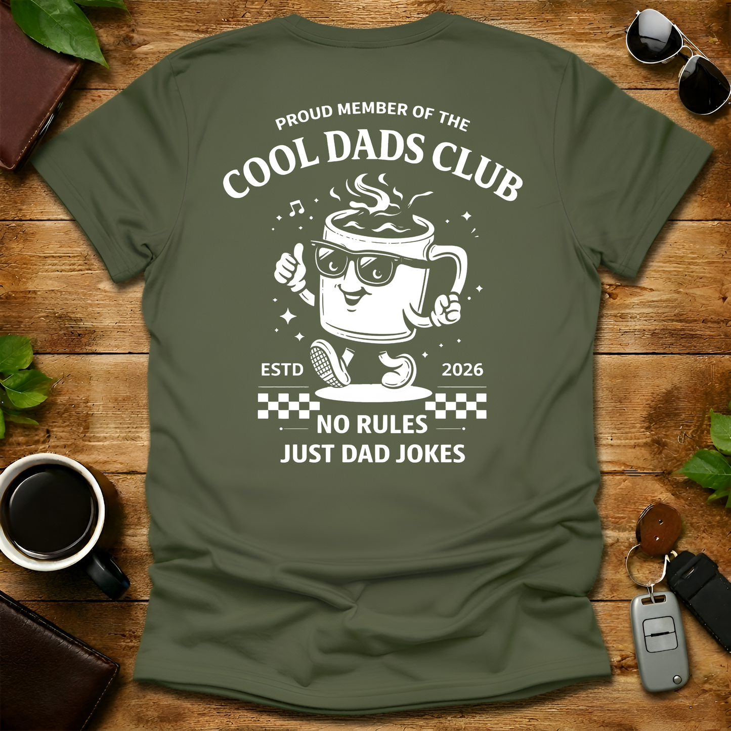 New Cool Dad Est Custome V1 T-Shirt