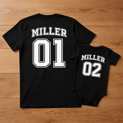 Dad baby matching 2 Sides V2 T-Shirt