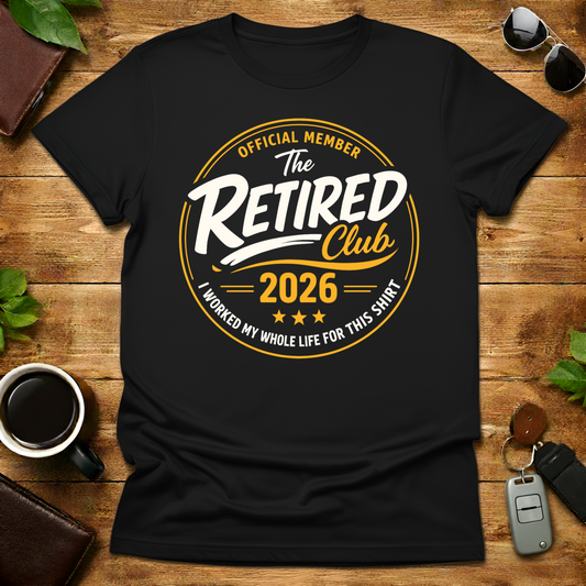 Retired Dad Retirement 2026 T-Shirt
