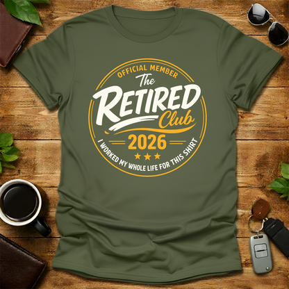 Retired Dad Retirement 2026 T-Shirt