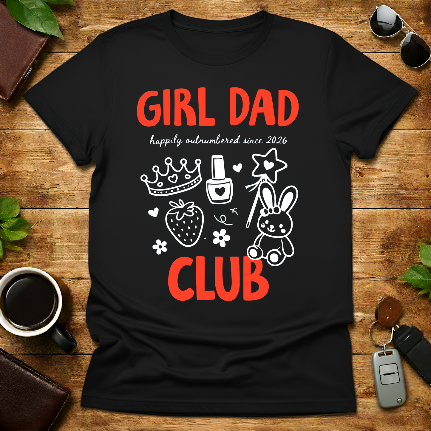 Girl Dad Club Est 2026 Shirt
