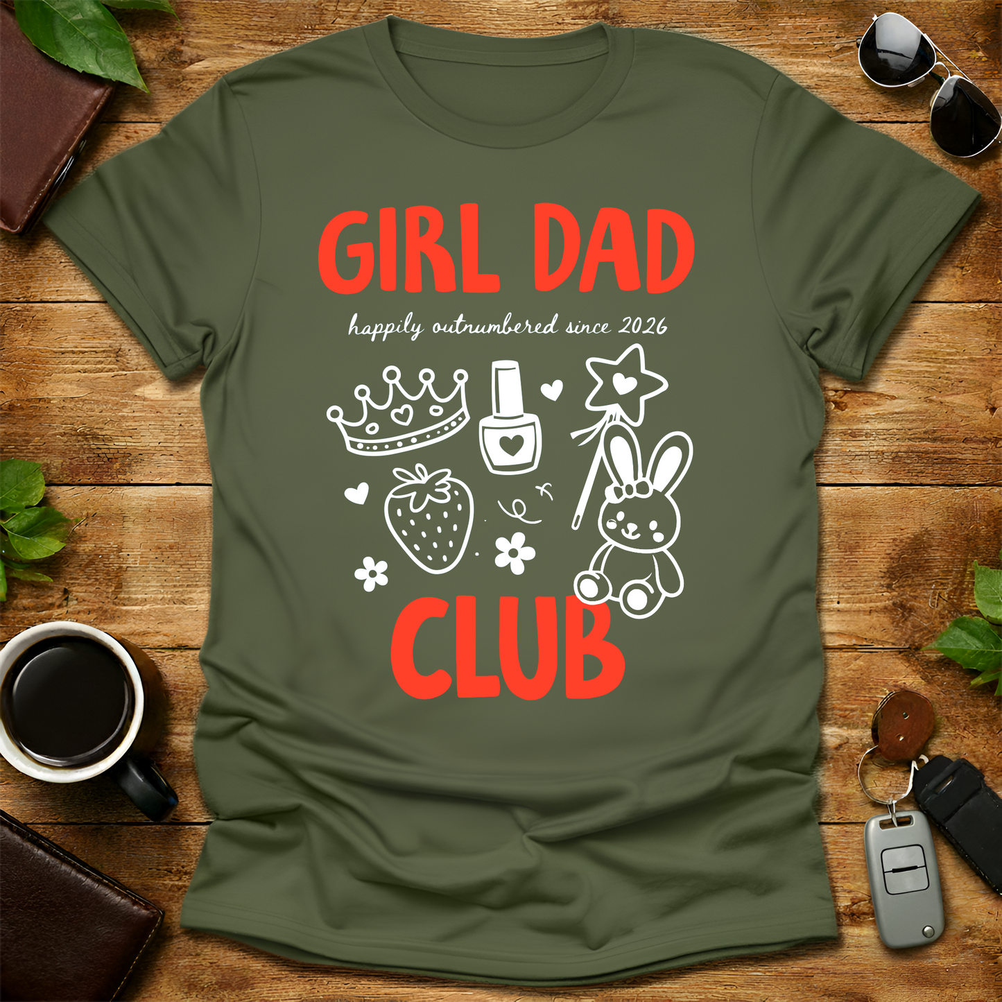 Girl Dad Club Est 2026 Shirt