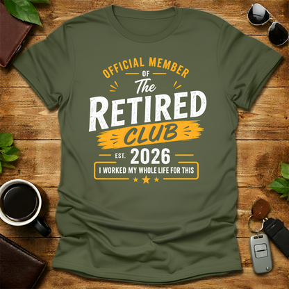 Retired Dad Retirement 2026 V2 T-Shirt