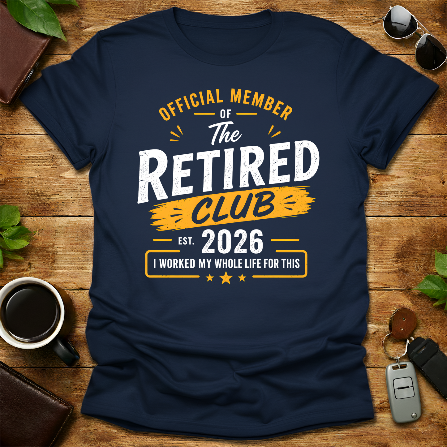 Retired Dad Retirement 2026 V2 T-Shirt