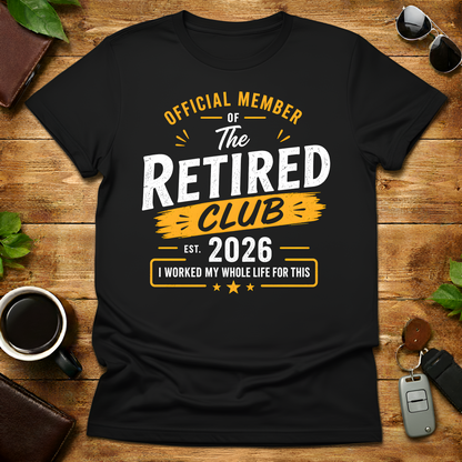 Retired Dad Retirement 2026 V2 T-Shirt