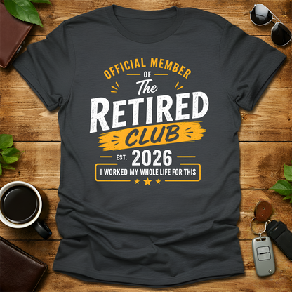 Retired Dad Retirement 2026 V2 T-Shirt