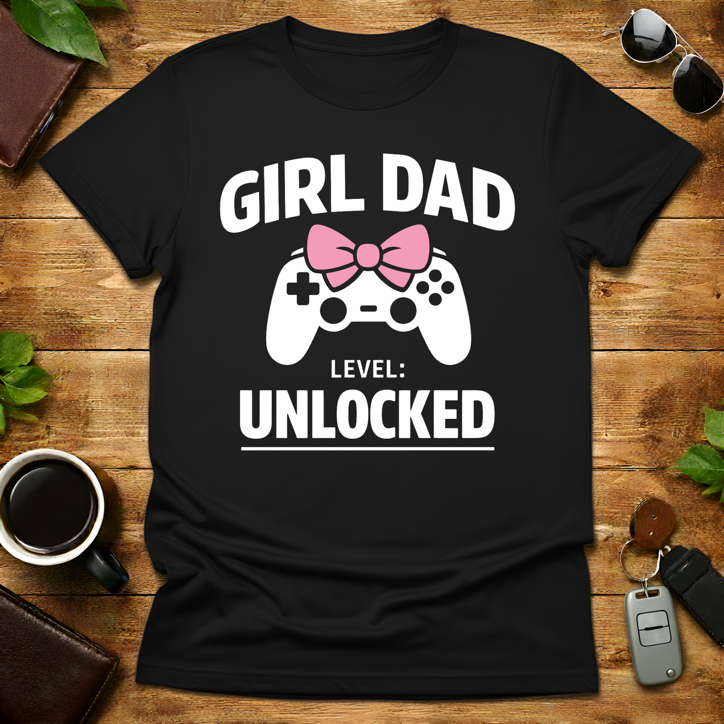 Girl Dad Gamer Father's day T-Shirt
