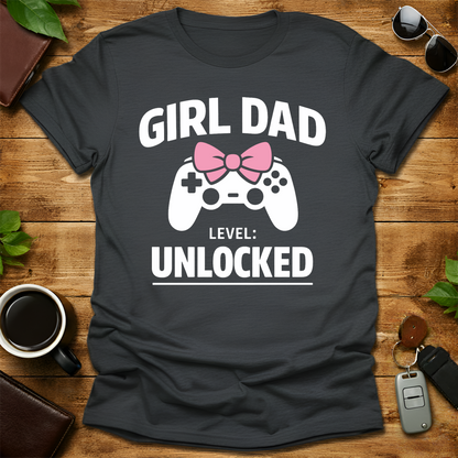 Girl Dad Gamer Father's day T-Shirt