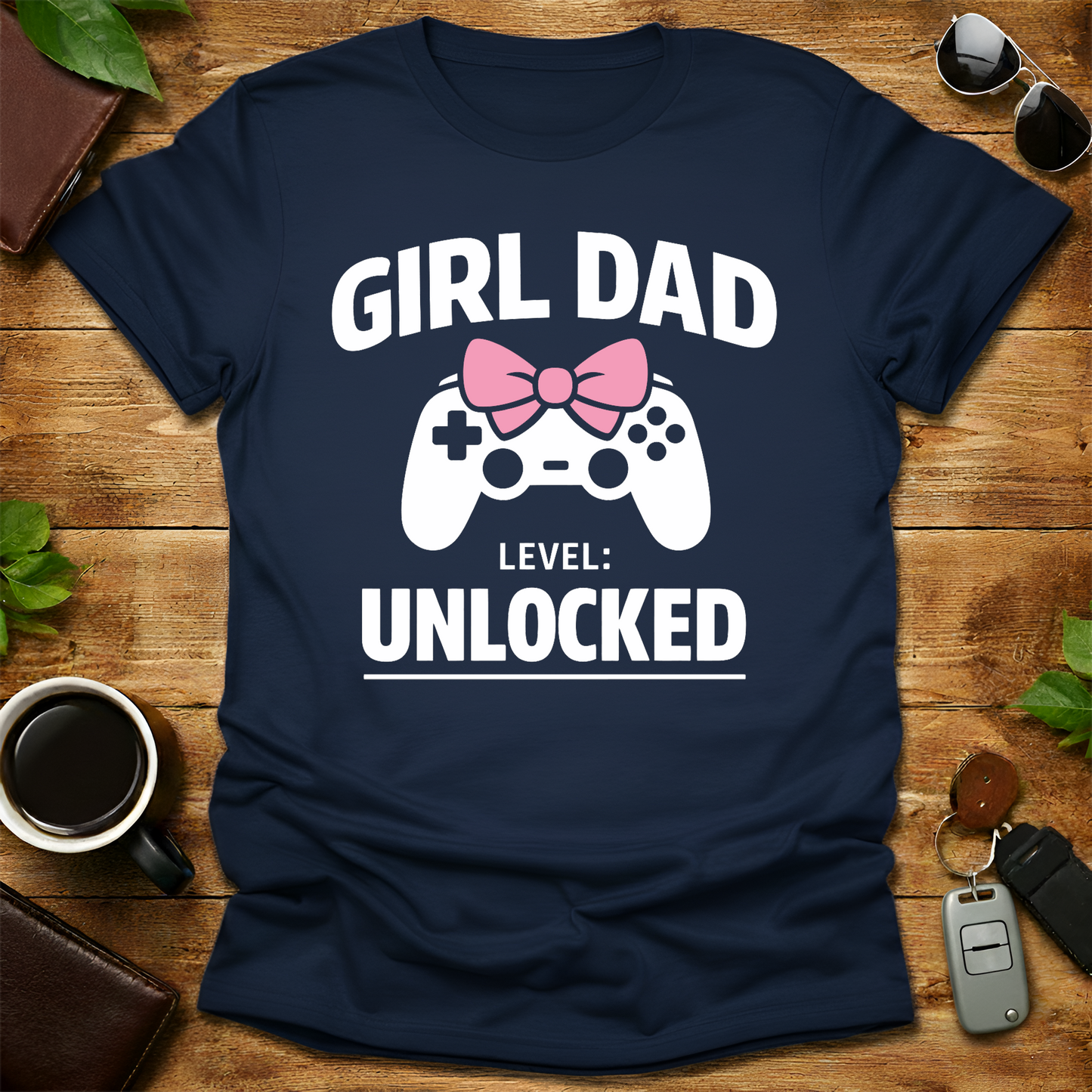 Girl Dad Gamer Father's day T-Shirt