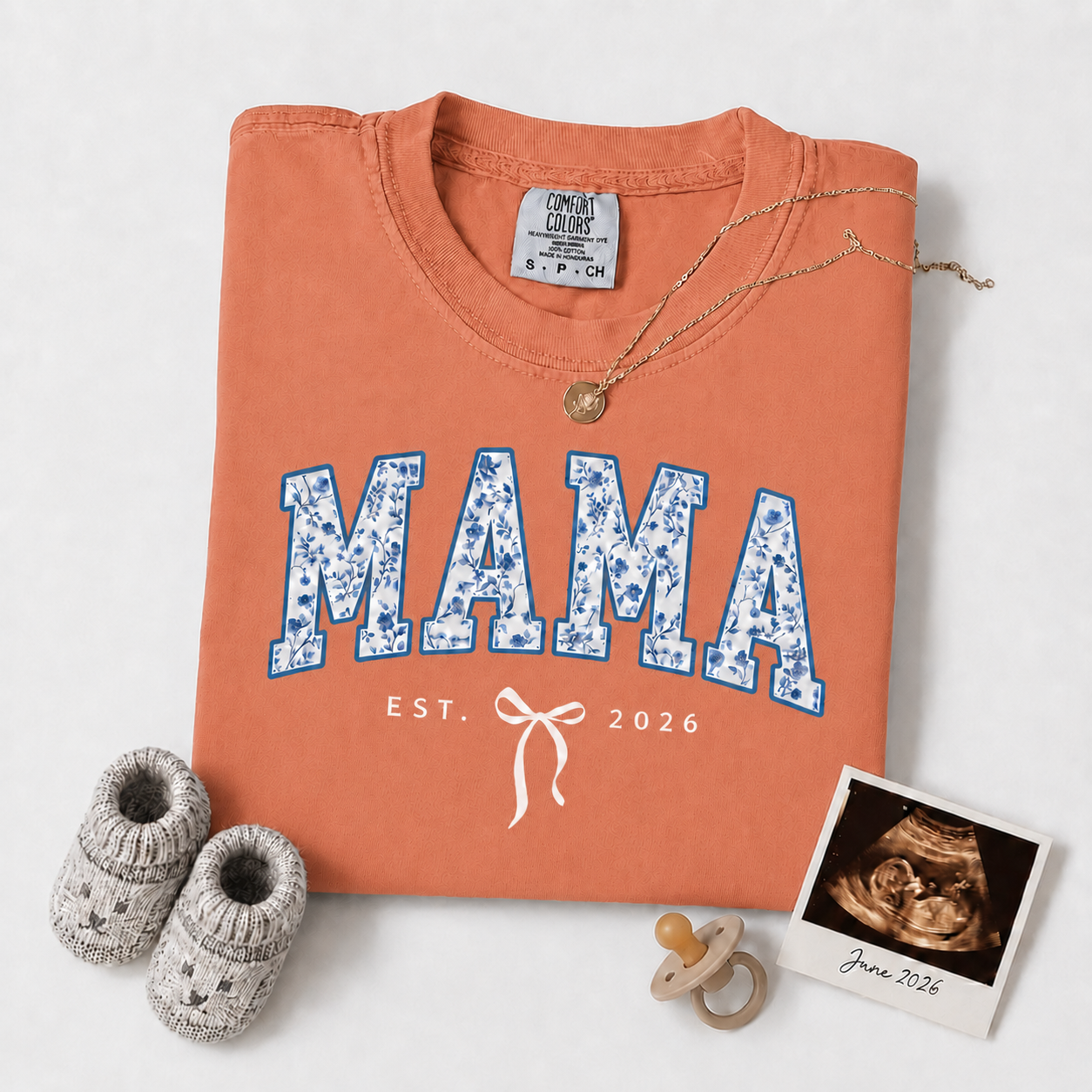 New Mom Est 2026 CC17 T-Shirt
