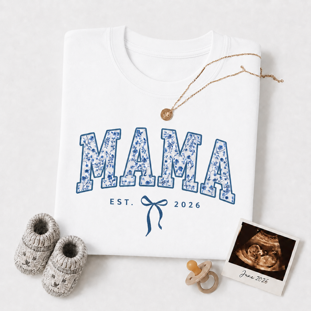 New Mom Est 2026 G T-Shirt