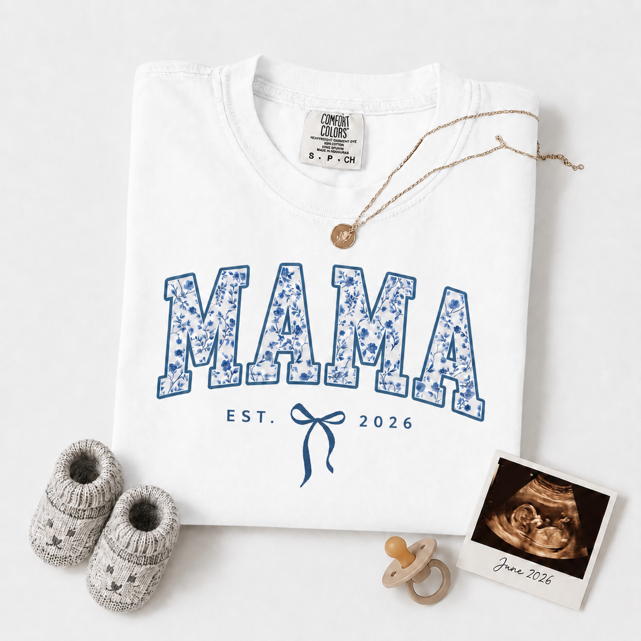 New Mom Est 2026 CC17 T-Shirt