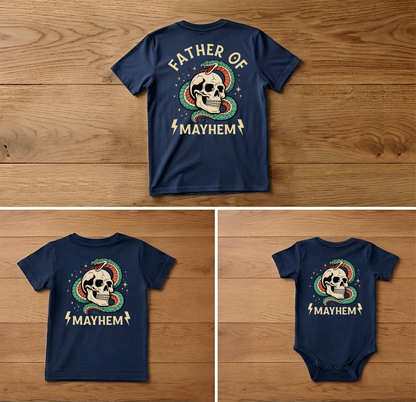 dad kids matching 2 Sides V1 T-Shirt