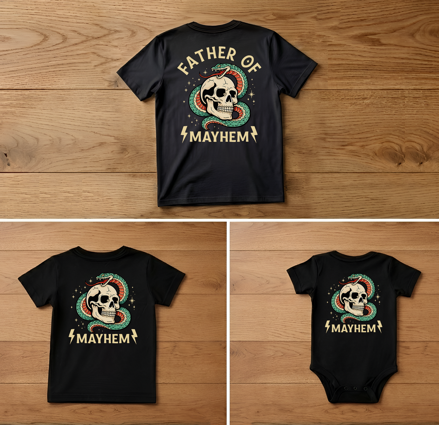 dad kids matching 2 Sides V1 T-Shirt
