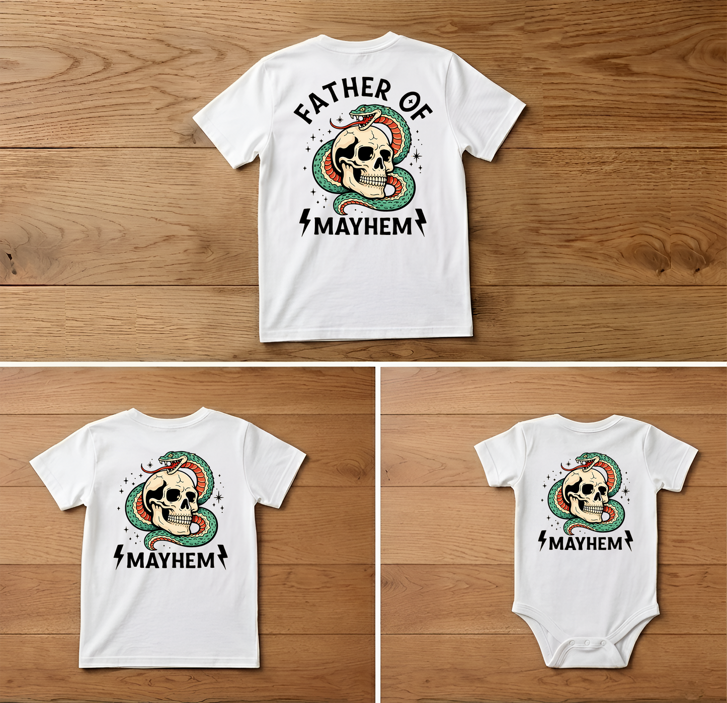dad kids matching 2 Sides V1 T-Shirt