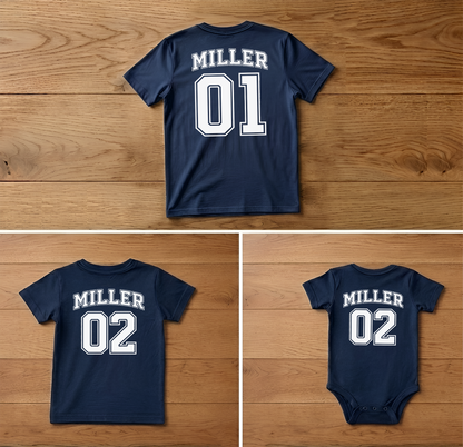 Dad baby matching 2 Sides V2 T-Shirt
