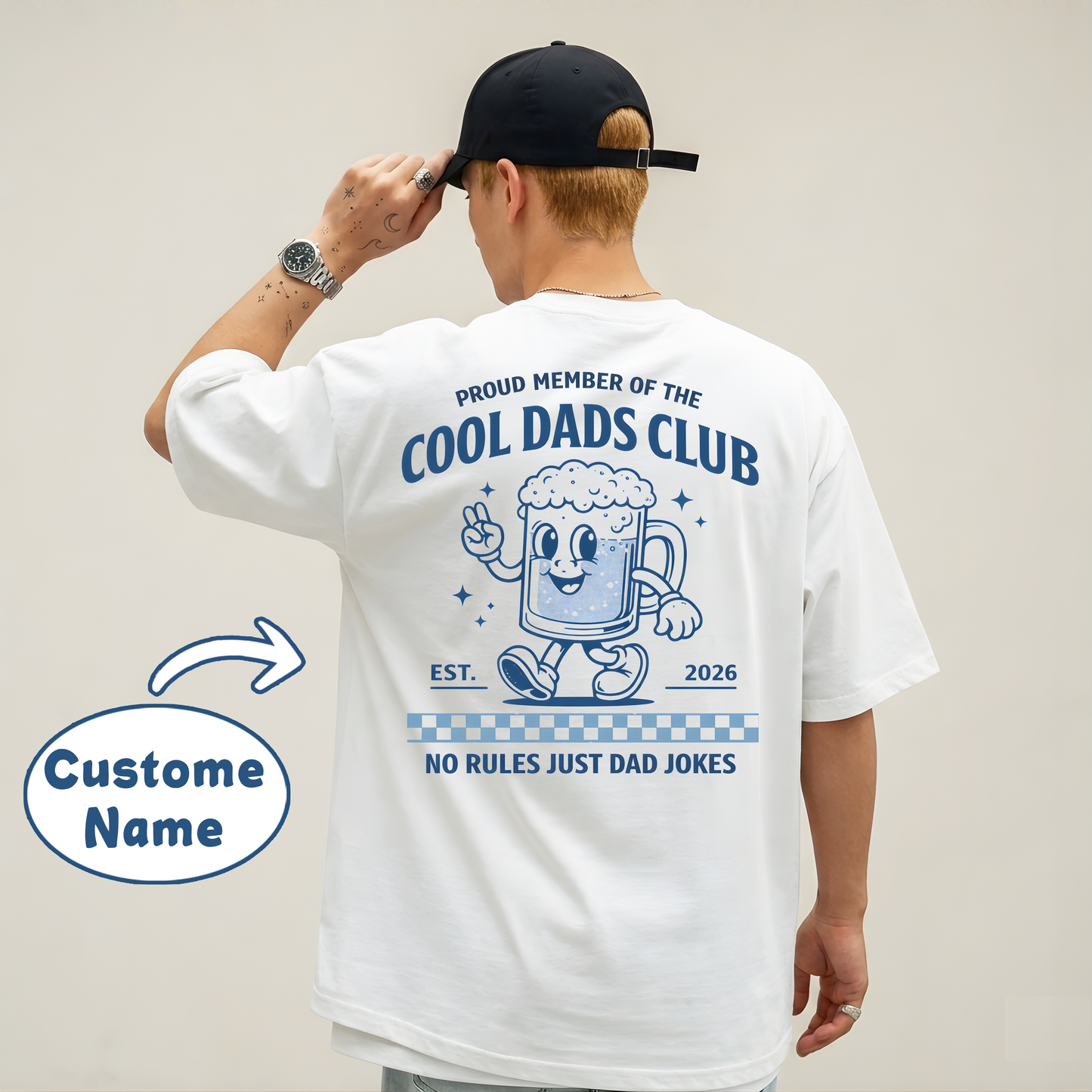 New Cool Dad Est Custome V3 T-Shirt