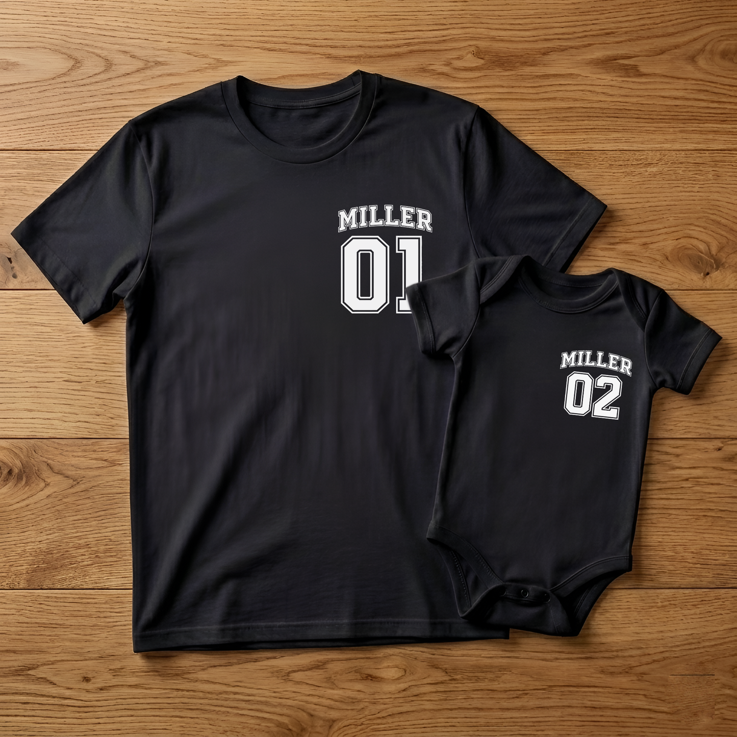 Dad baby matching 2 Sides V2 T-Shirt