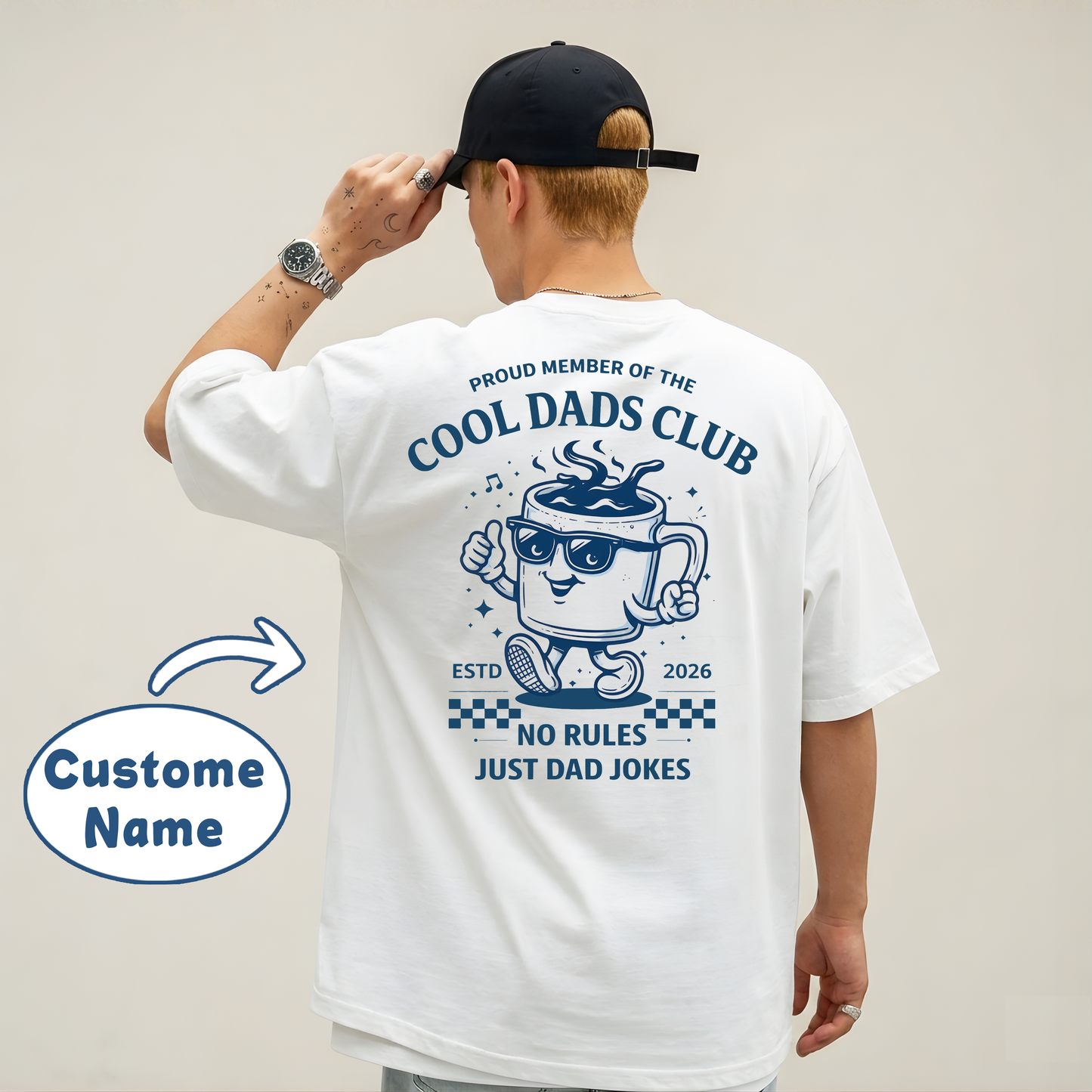 New Cool Dad Est Custome V1 T-Shirt