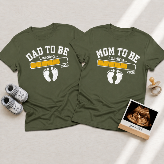 Dad & Mom To Be Matching T-Shirts